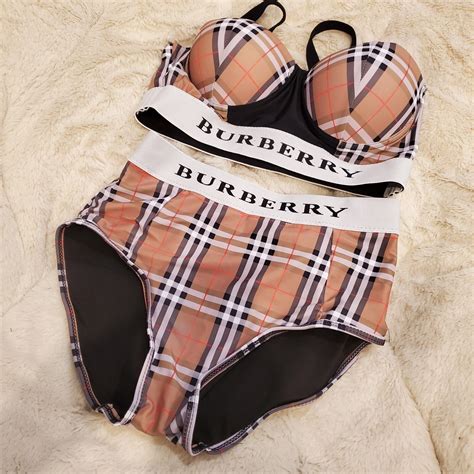 women's burberry bikini|women's burberry swimsuit.